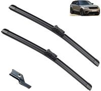 guoyufff pour Land Rover Range Rover Velar 2017-2023, 2 Pièces Balai D'essuie-Glace Arrière Ensemble de Balais D'essuie-Glace Avant,Fonctionnement Silencieux,