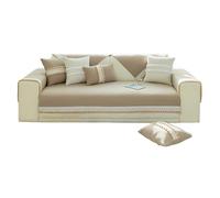 GUOYUYU Housse de Canapé 80 x 150 cm Housses de Canapé D Angle Couverture de Canape, Adapté à Toutes Les Saisons et Personnalisable, Convient Aux Enfants, Chiens, Chats, Marron