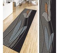 GUOYUYU Paillasson Interieur Moderne 50x200cm Lavable Antidérapant Surface Douce Tapis de Salle à Manger antidérapant pour Cuisine Couloir Passage Chambre, H
