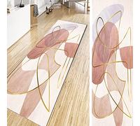 GUOYUYU Tapis de Couloir et Cuisine 90x220cm Collection Lavable Design Utilisation précieuse Tapis Salon Moderne pour Couloir pour Adaptés à La Cuisine au Salon et à La Chambre, C