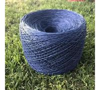 GUOZHAN 1 Fil à Crochet Fin en Raphia de 250 g, Fil de Paille Rond en Coton et Papier pour Crocheter, Fait à la Main, pour Chapeau, Sac, été