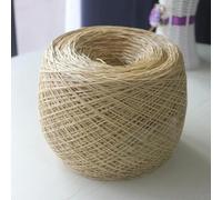 GUOZHAN 1 Fil à Crochet Fin en Raphia de 250 g, Fil de Paille Rond en Coton et Papier pour Crocheter, Fait à la Main, pour Chapeau, Sac, été