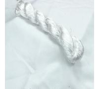 GUOZHAN 1 Fil de Soie 100% 400 m, pour Broderie à la Main, Point de Croix, Noir et Blanc, 4 Couleurs Pures