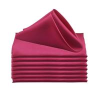 GUOZHAN Lot de 30 Serviettes carrées en Satin de 30 cm, mouchoirs, Serviettes de Table, pour décoration de fête de Mariage, Anniversaire, Noël, torchon en Tissu