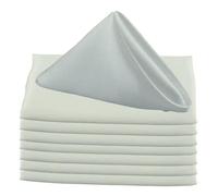 GUOZHAN Lot de 30 Serviettes carrées en Satin de 30 cm, mouchoirs, Serviettes de Table, pour décoration de fête de Mariage, Anniversaire, Noël, torchon en Tissu