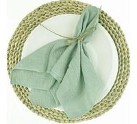 GUOZHAN Lot de 6 Serviettes en Coton Gaze 30 x 30 cm pour décoration de Mariage, Usage Quotidien, torchon de Table, Serviettes de Village