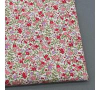 GUOZHAN Tissu Floral Frais Summer Liberty, Pur Coton, Section Fine, Textile pour la Couture de vêtements au mètre