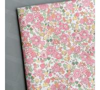 GUOZHAN Tissu Liberty Wind Fragmented Flower Tissu Pur Coton DIY Fait Main Chapeau Robe Chemise Jupe Tissu Popeline