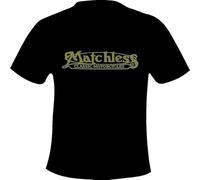 GUOZHONGTIAN ERSAN Matchless Motorcycles Vintage Retro Motorcycle Printed T Shirt Black XXL