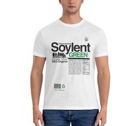GUOZHONGTIAN ERSI Contents: Unprocessed Soylent Green Essential T-Shirt T-Shirt for a Boy Mens Graphic t-Shirts Anime t-Shirts Man White XL