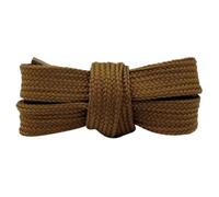 GUOZIF 1 Paire de Lacets Extra Larges de 18 mm de Largeur, Double Couche, Couleur Unie, Plats, Gros Lacets