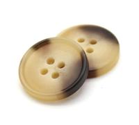 GUOZIF Boutons en Corne Imitation résine 25 mm 30 mm pour vêtements, Grand Manteau, Pull, Costume, Cardigan, Accessoires de Couture Noirs