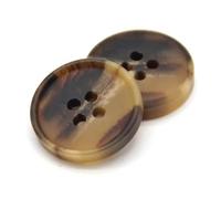 GUOZIF Boutons en Corne Imitation résine 25 mm 30 mm pour vêtements, Grand Manteau, Pull, Costume, Cardigan, Accessoires de Couture Noirs