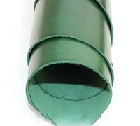 GUOZIF Cuir de Vachette Pleine Fleur de Couleur véritable Tannage végétal Matériau Artisanal Surface Brillante Couleur Verte