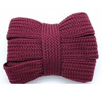 GUOZIF Lacets de 2 cm de Large pour Hommes et Femmes, Baskets Plates, Chaussures décontractées, Longueur du Lacet 100/120/140/160 cm, 18 Couleurs