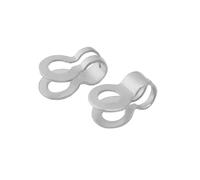 GUOZIF Lot de 100 fermoirs à Billes en Acier et Fer pour Fabrication de Bijoux, Colliers, Accessoires