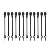 GUOZIF Lot de 12 Lacets élastiques Ronds en Silicone sans nœuds pour Hommes et Femmes, Toutes Les Baskets, Lacets élastiques pour Chaussures