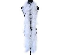 GUOZIF Plumes de Dinde moelleuses colorées Naturelles, Marabout Boa 60g, pour décoration de fête de Mariage, châle/écharpe, Plumes Naturelles, Accessoires de carft