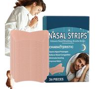 Gupcaqosjw 36 X Bande Respiratoire Pour Le Nez, Bandes Respiratoires Pour Le Ronflement, Bandes Nasales Pour Dormir, Bandes Nasales Pour Respirer Et Dormir, Bandelette Nasale Pour Un Meilleur Sommeil
