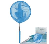 Gupcaqosjw 5 Pièces Epuisette Piscine Fond, 85 X 20 Cm Épuisette De Fond pour Piscine avec Manche, Épuisette Télescopique en Acier Inoxydable Petite Taille pour Piscine, Filets De Fond De Piscine