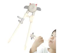 Gupcaqosjw Baguettes Pour Débutants - Boucle Détachable | Réutilisable - Pour Difficiles à Manger, Aide Ustensile, Outil d'Apprentissage et d'Entraînement pour une Alimentation