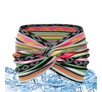 Gupcaqosjw Bandanas Boho - Bandeau Élastique Tendance - Accessoires pour Coiffure avec Imprimé Doux pour Mariage, Yoga, Événements Extérieurs, Filles, Fitness, Course et Tenue Décontractée