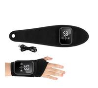 Gupcaqosjw Bande Chauffante Pour Poignet - Chauffe Rechargeable À 3 Niveaux Réglable - Attelle de Massage pour Poignet et Main avec Chauffage | Pour Cheville Articulation Muscle Hiver Hommes Femmes