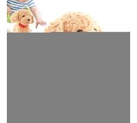 Gupcaqosjw Chien Robot Interactif Chien Peluche avec Laisse Lèche, C-Hien Robot avec Détection Tactile Imitant Les Actions Réelles Et La Voix Chie-n Robo-t Animaux Interactifs Jouet pour Enfant