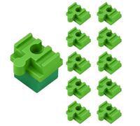 Gupcaqosjw Connecteur de rail en bois | 10 accessoires pour chemin de fer en bois | Accessoires de connexion pédagogique pour enfants à partir de 3 ans | Salle de jeux, salle de classe, jeu