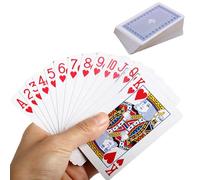 Gupcaqosjw Deck Cartes à jouer - Tours de cartes magiques drôles de poker,Magic Props Penser à travers les cartes à jouer avec boîte de rangement Magic Fun pour les âges [video game]