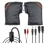 Gupcaqosjw Gants de guidon de moto | Accessoires de vélo chauffants coupe-vent 12 V - Housse de vêtements de vélo | Pour sports d'hiver, moto, camping, trajets, conduite quotidienne, temps froid