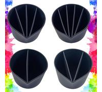 Gupcaqosjw Gobelets à fendre pour technique de coulée acrylique | Gobelet mélangeur en résine acrylique et silicone, moules époxy, accessoires pour art, artisanat, peinture acrylique, mesure des