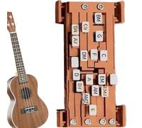 Gupcaqosjw Guitar Chord Trainer,Outil d apprentissage des accords de guitare - Outil Pédagogique pour Cours avec Presseur Intégré,Élèves Amis Musiciens Pour Leçons École Confiance Pratique