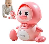 Gupcaqosjw Jouet de Canard à Batterie | Jouet sonore de Canard éveillé avec Fonctions de Balancement et de Bascule | Rampant électrique de Conception de Statue Animale magnétique de 2 Modes