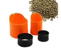 Gupcaqosjw Kit de recharge de sac PVA pour pêche à la carpe avec 50 sacs PVA solubles dans l'eau pour la pêche à la pêche, outils de chargement d'appâts, kit de pêche sûr, Outils PVA, Refer to