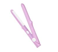 Gupcaqosjw Lisseur de cheveux,2-en-1 Lisseur et Boucleur à Chauffage Rapide,Mini fer à lisser 20 W | Pour la nuit, franges, ondulations, plage, sommeil, voyage, filles, femmes, Noël