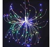 Gupcaqosjw Lumières éclatées - Lumière de Pissenlit de Jardin en Fil de cuivre à Del - Lumière de Pissenlit de 120 LED avec la Lampe extérieure de pelouse de décor de Noël de Paysage de Bricolage à