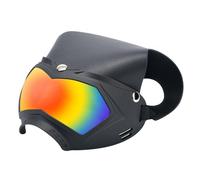 Gupcaqosjw Lunettes De Soleil pour Chien | Masque Anti-Neige pour Chiot Lunettes Anti-UV - Casque Optique pour Chien Résistant Aux Chocs, Accessoires pour Animaux Respirant pour Randonnée Camping