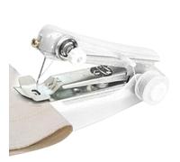 Gupcaqosjw Machine à coudre portable - Appareil de manuel pour débutants, outil de portable, machine à coudre manuelle, pratique pour rideaux, laine, soie