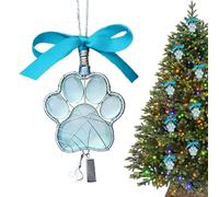 Gupcaqosjw Ornements De Sapin De Noël, Suspension Patte de Chien 2D, Ornements pour Sapin de Noël, pour Fête d'Intérieur Célébration Fenêtre Mur Décoration Maison de Campagne