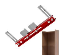 Gupcaqosjw Outil Pour Le Montage Des Armoires - Règle De Mesure Pour Les Tringles De Placard,Outils d'Installation pour Dressing,Pour Meubles de Cuisine Tiroirs Travaux de Menuiserie Façades