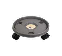 Gupcaqosjw Palette de de 30 cm, Base à roulettes, Pot de Fleurs en polypropylène avec roulettes, Support de Rond avec roulettes verrouillables, Rouleau Robuste (23 cm)