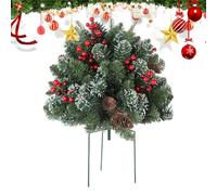 Gupcaqosjw Piquets de Jardin | Tuteur Universel Sapin de Noël,Tuteurs Signalétiques Décoratifs pour Sol Extérieur Jardin Terrasse Allée