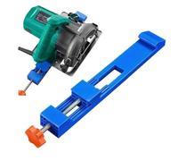 Gupcaqosjw Rail de guidage de scie circulaire, guide de base réglable en ABS de 29,5 cm, guide de piste de scie circulaire, guides de coupe de bois de précision, support de coupe réglable portable