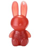 Gupcaqosjw Rouge à lèvres hydratant 6 couleurs - Gloss à lèvres et baume à lèvres 2 en 1 - En forme de lapin - Brillant à lèvres - Longue durée - Soin des lèvres hydratant Crystal Jell-y