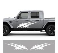GUPEB Autocollants latéraux de Porte, adapté pour Jeep Gladiator JT Pickup Decor Décalcomanies Camion Graphiques Splash Style