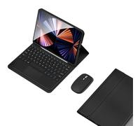 GUPENAA Étui Clavier pour iPad Air 6th Gen 11 Pouces (M2) 2024 avec Touchpad, Porte-Crayon Intégré, Clavier Bluetooth sans Fil Magnétique Détachable avec Souris,Noir