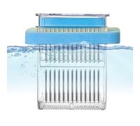 Guppy Breeder Box, Floating Clear Frame Hatching Box, Polystyrene Fish Tank Divider Acclimation Case, Mother Aquatic Life Incubator for Shrimp, 3.74x3.74x3.74 inches