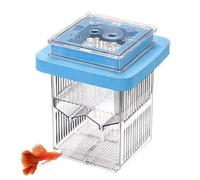 Guppy Breeder Box - Séparateur de réservoir de poisson acclimatique - Cadre transparent flottant - Boîte de rangement - Pour aquarium, éleveur de poissons, séparateur de réservoir de poissons, mère