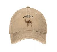 GUPUOOU Vintage Camels Mirage Band Casquettes de Baseball Hommes Femmes en Détresse Coton Snapback Chapeau Album Musique Entraînements en Plein air Chapeau réglable Coton, pour Toutes Les Saisons